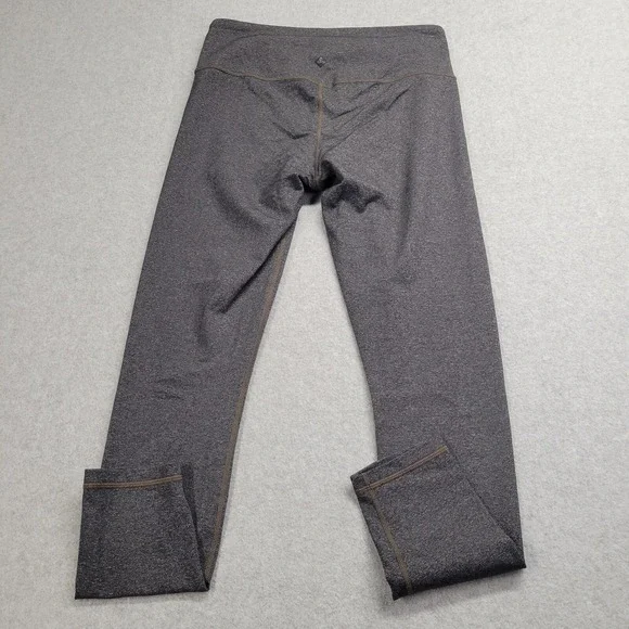 Prana Womens Gray Heathered Yoga Leggings Medium W41180344 Activewear Leggings - Picture 8 of 8